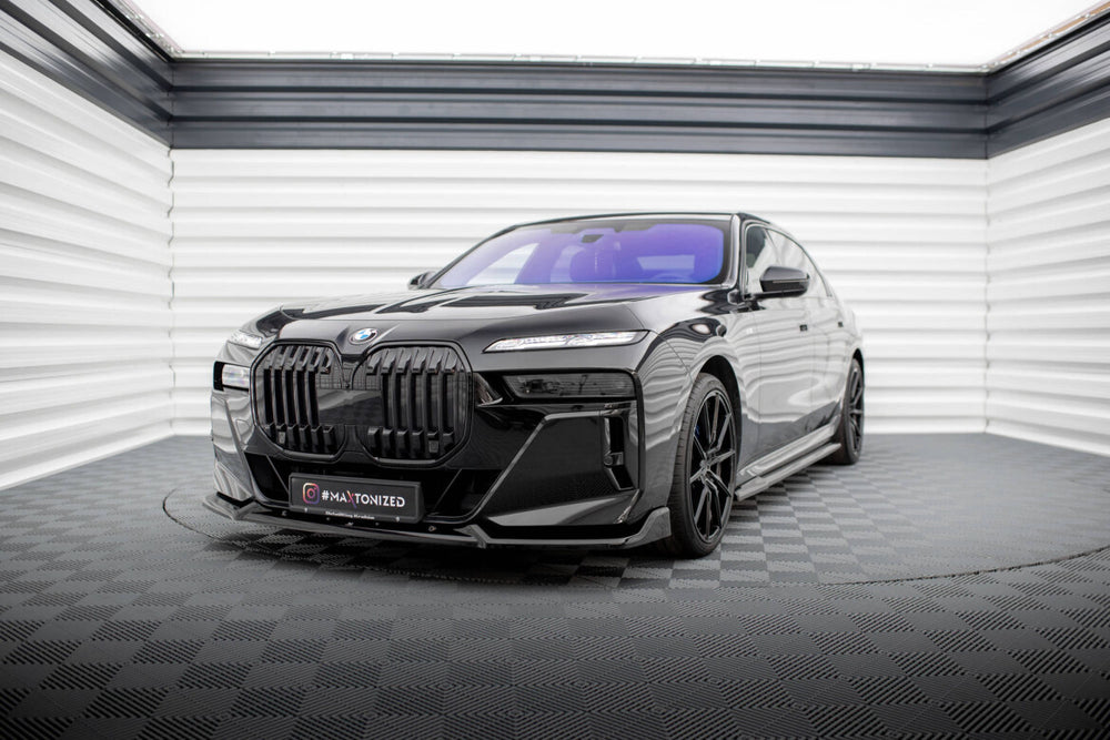 Maxton Parts - Frontlippe V.2 passend für BMW 7 M-Paket / M760e / i7 M-Paket G70 schwarz Hochglanz