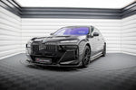 Maxton Parts - Frontlippe V.2 passend für BMW 7 M-Paket / M760e / i7 M-Paket G70 schwarz Hochglanz