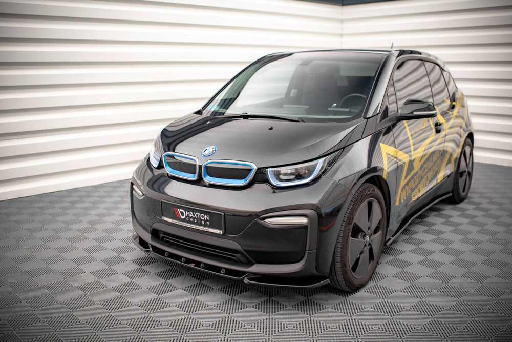 Maxton Parts - Frontlippe V.2 passend für BMW i3 S Mk1 FL schwarz Hochglanz