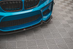 Maxton Parts - Frontlippe V.2 passend für BMW M2 F87 schwarz Hochglanz