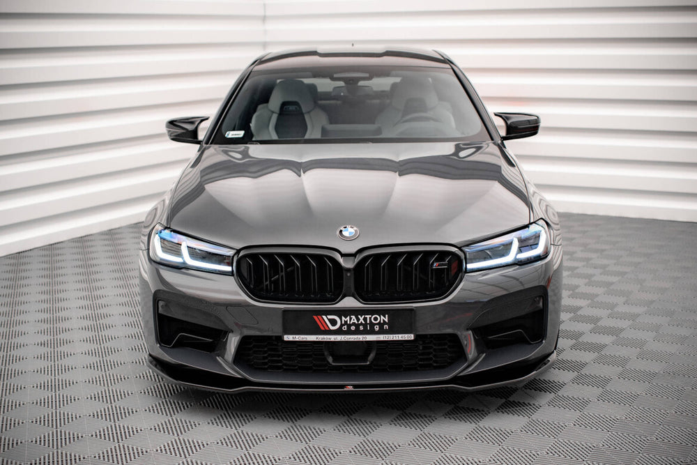 Maxton Parts - Frontlippe V.2 passend für BMW M5 F90 FL schwarz Hochglanz