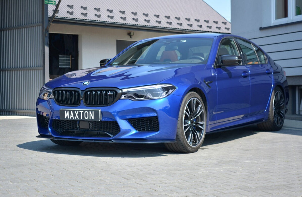 Maxton Parts - Frontlippe V.2 passend für BMW M5 F90 schwarz Hochglanz