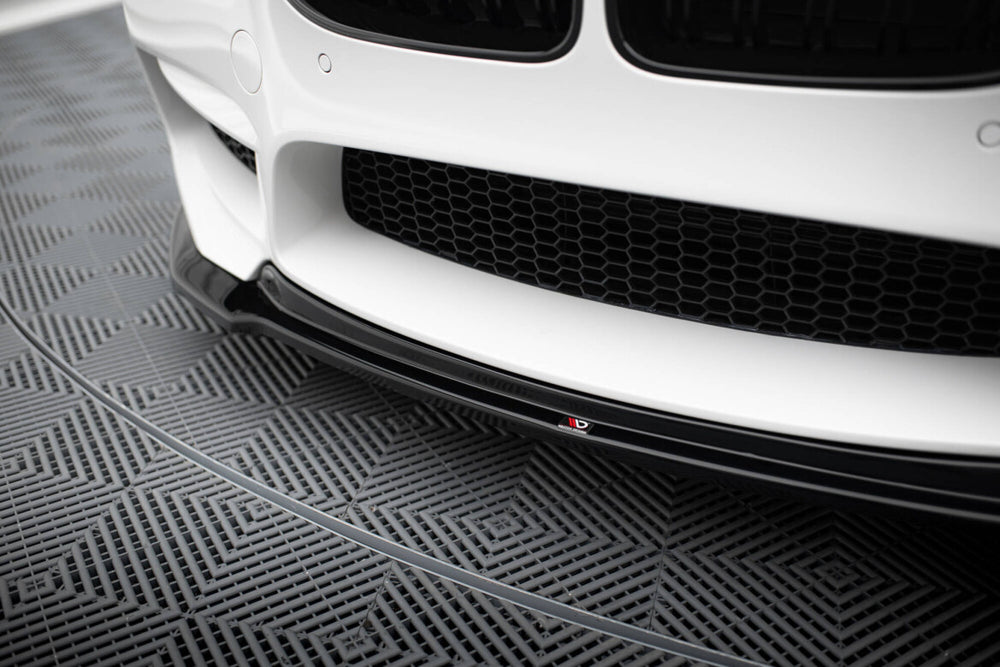 Maxton Parts - Frontlippe V.2 passend für BMW M6 Gran Coupe / Coupe / Cabriolet F06 / F13 / F12 schwarz Hochglanz