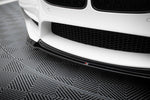 Maxton Parts - Frontlippe V.2 passend für BMW M6 Gran Coupe / Coupe / Cabriolet F06 / F13 / F12 schwarz Hochglanz