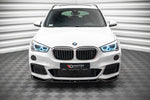 Maxton Parts - Frontlippe V.2 passend für BMW X1 M-Paket F48 schwarz Hochglanz