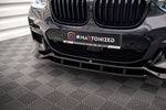 Maxton Parts - Frontlippe V.2 passend für BMW X3 M40d / M40i / M-Paket G01 schwarz Hochglanz