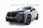 Maxton Parts - Frontlippe V.2 passend für BMW X4 M-Paket G02 FL schwarz Hochglanz