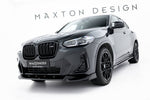 Maxton Parts - Frontlippe V.2 passend für BMW X4 M-Paket G02 FL schwarz Hochglanz