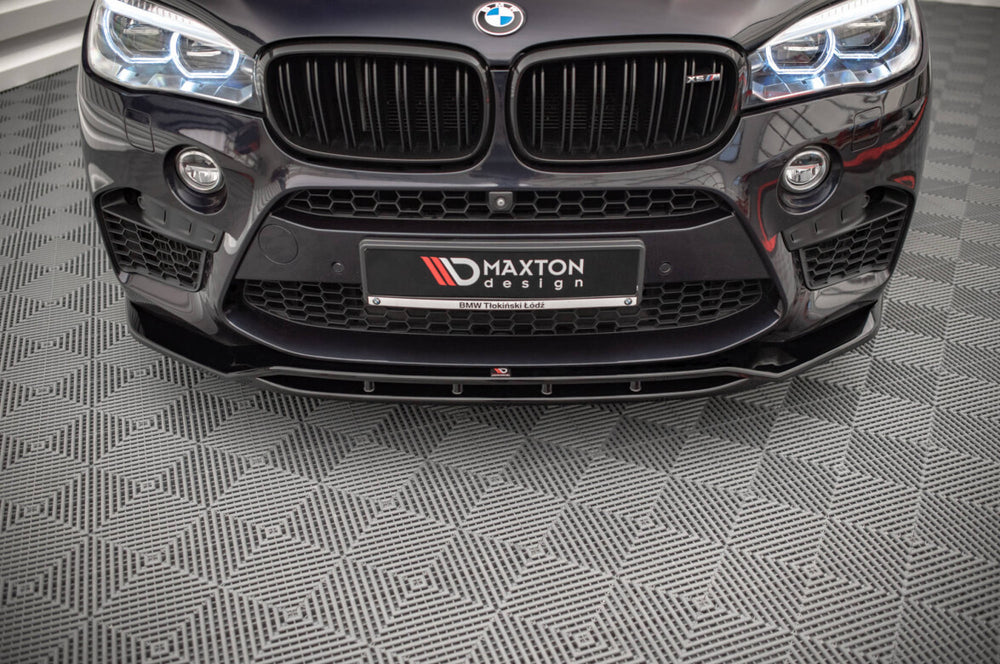 Maxton Parts - Frontlippe V.2 passend für BMW X5 M F85 / X6 M F86 schwarz Hochglanz
