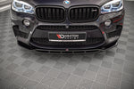 Maxton Parts - Frontlippe V.2 passend für BMW X5 M F85 / X6 M F86 schwarz Hochglanz
