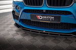 Maxton Parts - Frontlippe V.2 passend für BMW X5 M F85 / X6 M F86 schwarz Hochglanz