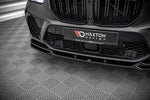 Maxton Parts - Frontlippe V.2 passend für BMW X5M F95 schwarz Hochglanz