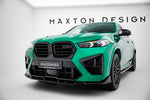 Maxton Parts - Frontlippe V.2 passend für BMW X6 M F96 FL schwarz Hochglanz