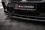 Maxton Parts - Frontlippe V.2 passend für BMW X6 M F96 schwarz Hochglanz