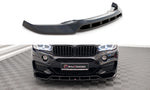 Maxton Parts - Frontlippe V.2 passend für BMW X6 M-Paket F16 schwarz Hochglanz