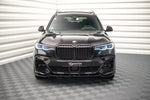 Maxton Parts - Frontlippe V.2 passend für BMW X7 M-Paket G07 schwarz Hochglanz