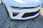 Maxton Parts - Frontlippe V.2 passend für Chevrolet Camaro 6TH-GEN. Phase-I 2SS Coupe schwarz Hochglanz