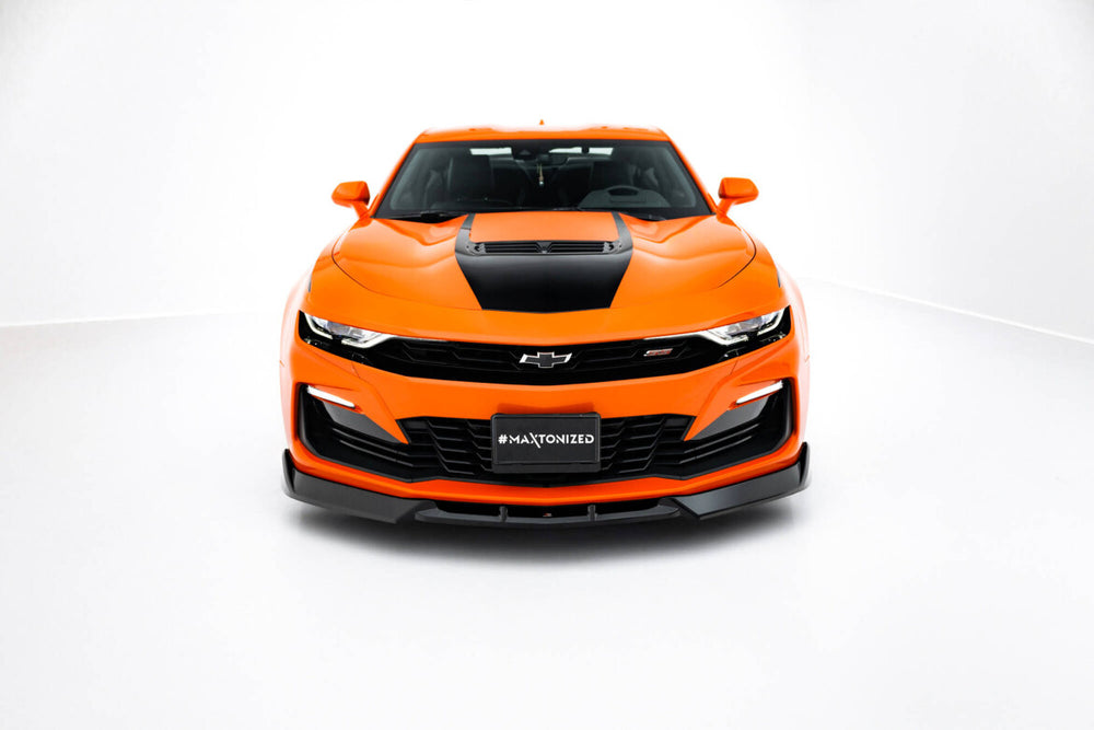 Maxton Parts - Frontlippe V.2 passend für Chevrolet Camaro SS Mk6 FL schwarz Hochglanz