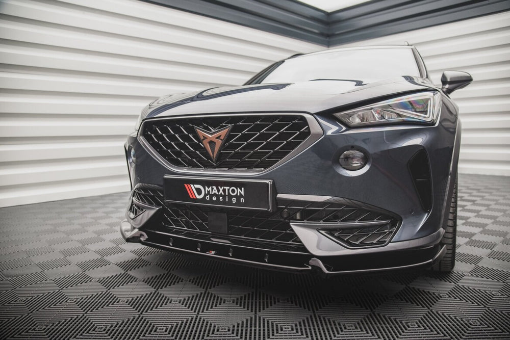 Maxton Parts - Frontlippe V.2 passend für CUPRA Formentor schwarz Hochglanz