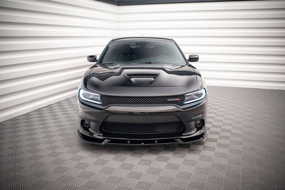 Maxton Parts - Frontlippe V.2 passend für Dodge Charger SRT Mk7 FL schwarz Hochglanz
