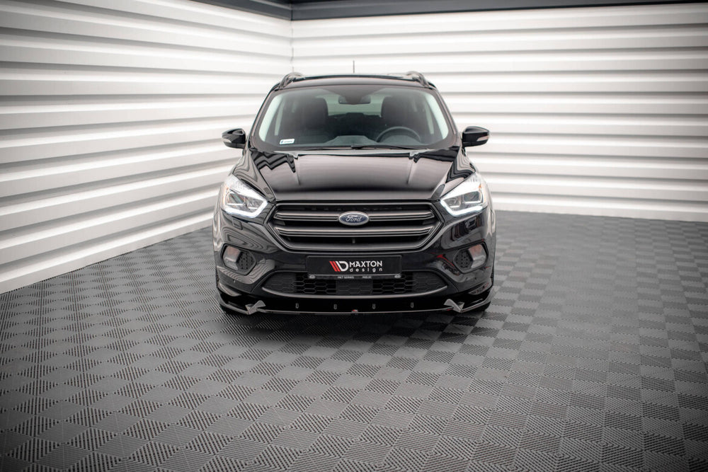 Maxton Parts - Frontlippe V.2 passend für Ford Escape ST-Line Mk3 schwarz Hochglanz