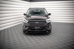 Maxton Parts - Frontlippe V.2 passend für Ford Escape ST-Line Mk3 schwarz Hochglanz
