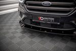 Maxton Parts - Frontlippe V.2 passend für Ford Escape ST-Line Mk3 schwarz Hochglanz
