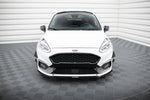 Maxton Parts - Frontlippe V.2 passend für Ford Fiesta Mk8 ST / ST-Line schwarz Hochglanz (FO-FI-8-STLINE-CNC-FD2-G)