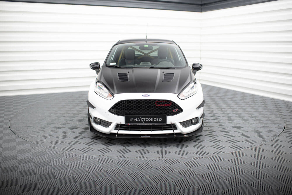 Maxton Parts - Frontlippe V.2 passend für Ford Fiesta ST Mk7 FL schwarz matt