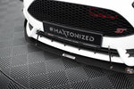 Maxton Parts - Frontlippe V.2 passend für Ford Fiesta ST Mk7 FL schwarz matt