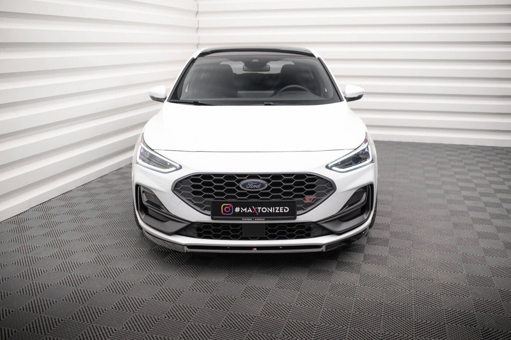 Maxton Parts - Frontlippe V.2 passend für Ford Focus ST / ST-Line Mk4 FL schwarz Hochglanz