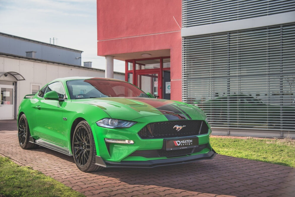 Maxton Parts - Frontlippe V.2 passend für Ford Mustang GT MK6 FL schwarz matt