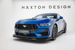 Maxton Parts - Frontlippe V.2 passend für Ford Mustang GT Mk7 schwarz Hochglanz