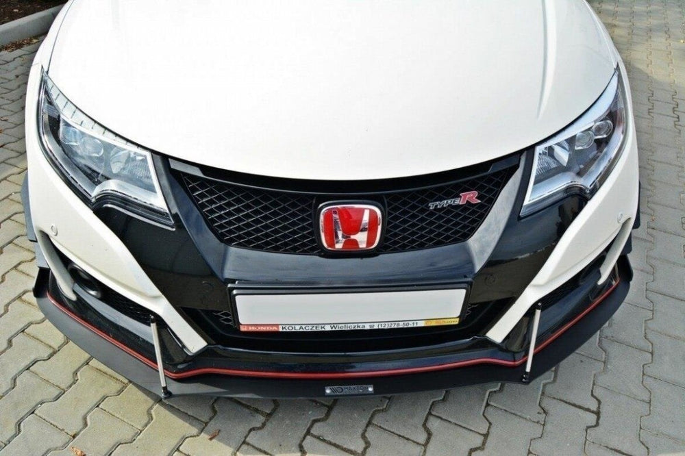 Maxton Parts - Frontlippe V.2 passend für Honda Civic IX TYPE R schwarz matt