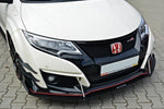Maxton Parts - Frontlippe V.2 passend für Honda Civic IX TYPE R schwarz matt