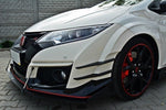 Maxton Parts - Frontlippe V.2 passend für Honda Civic IX TYPE R schwarz matt
