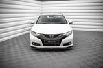 Maxton Parts - Frontlippe V.2 passend für Honda Civic Mk9 schwarz Hochglanz