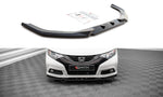 Maxton Parts - Frontlippe V.2 passend für Honda Civic Mk9 schwarz Hochglanz