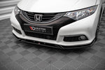 Maxton Parts - Frontlippe V.2 passend für Honda Civic Mk9 schwarz Hochglanz