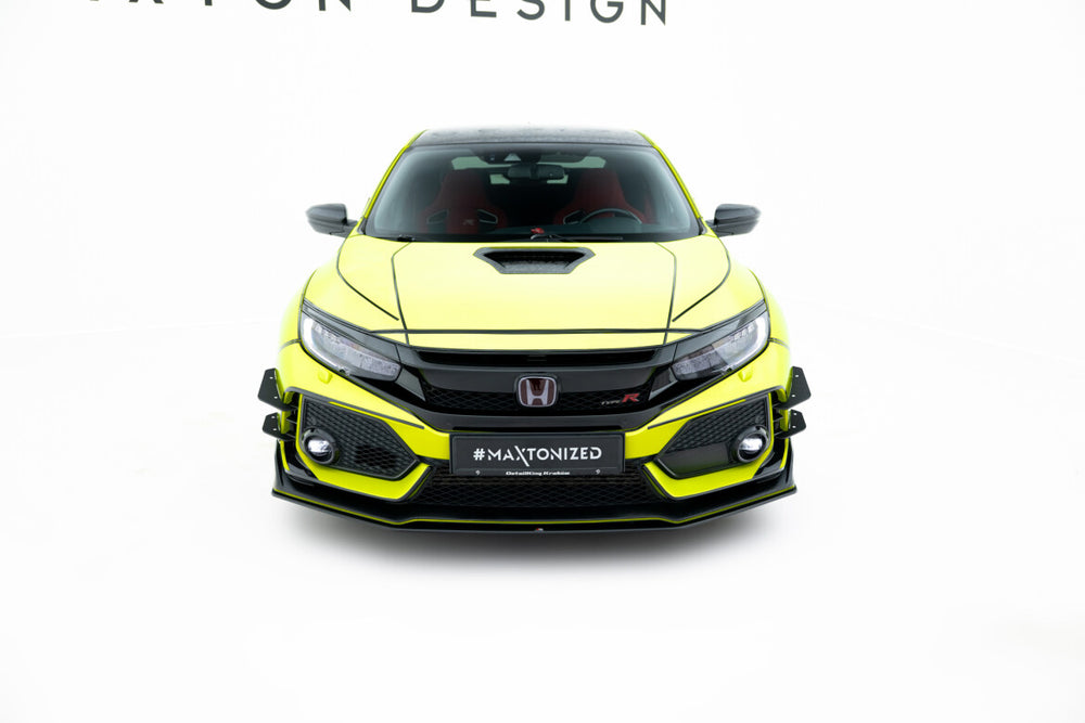 Maxton Parts - Frontlippe V.2 passend für Honda Civic Type-R Mk10 / Mk10 FL schwarz matt