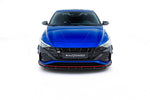 Maxton Parts - Frontlippe V.2 passend für Hyundai Elantra N Mk7 schwarz Hochglanz