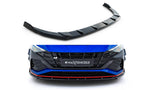 Maxton Parts - Frontlippe V.2 passend für Hyundai Elantra N Mk7 schwarz Hochglanz