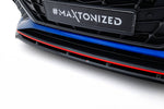 Maxton Parts - Frontlippe V.2 passend für Hyundai Elantra N Mk7 schwarz Hochglanz