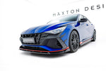 Maxton Parts - Frontlippe V.2 passend für Hyundai Elantra N Mk7 schwarz Hochglanz