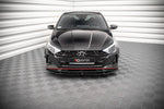 Maxton Parts - Frontlippe V.2 passend für Hyundai I20 N Mk3 schwarz Hochglanz