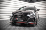 Maxton Parts - Frontlippe V.2 passend für Hyundai I20 N Mk3 schwarz Hochglanz