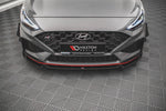 Maxton Parts - Frontlippe V.2 passend für Hyundai I30 N Hatchback/Fastback Mk3 FL schwarz matt