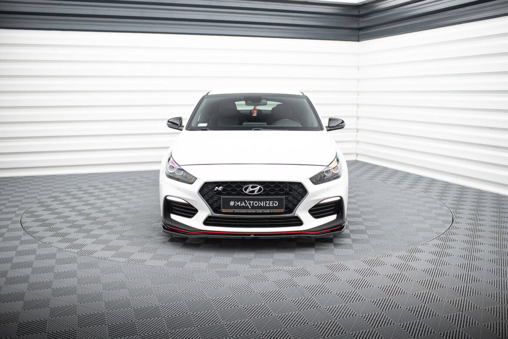 Maxton Parts - Frontlippe V.2 passend für Hyundai I30 N Mk3 Hatchback / Fastback schwarz Hochglanz