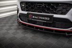 Maxton Parts - Frontlippe V.2 passend für Hyundai Kona N Mk1 schwarz Hochglanz