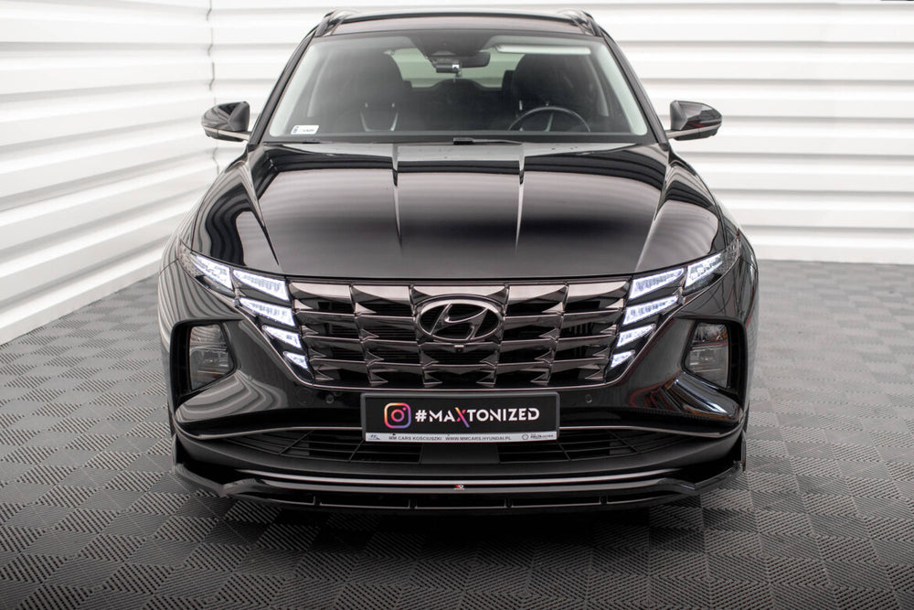 Maxton Parts - Frontlippe V.2 passend für Hyundai Tucson Mk4 schwarz Hochglanz